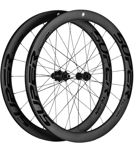 SUPERTEAM Carbon Disc Brake Road Bike Wheelset 28mm Tubeless